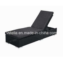 Outdoor Model Garden Wicker Textilene Lounger